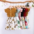 thumbnail image 5 of WIBACKER Toddler and Little Girl Summer Floral Dress Kids Girls Casual Swing Sundress, 5 of 9