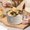 Khaki, variant on YIMWNYI Stainless Steel Instant Bowl with Lid, Large Capacity Drainable Rice Bowl, Lunch Box for Dormitory Use, Heat Preservation, Multipurpose for Noodles and Rice, Compact and Portable