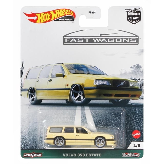 Vehículo de Juguete Hot Wheels Collector Fast Wagons Volvo 850 Estate