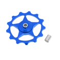 thumbnail image 1 of Bicicleta 13T Bicicleta De Aleación De Aluminio Rodamiento Jockey Rueda Trasera Azul Sharpla Rueda de la polea de la bici, 1 of 7