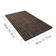 thumbnail image 5 of Felpudo para patio, felpudo para exterior, felpudo de goma absorbente, resistente al agua, fácil de cortar, superficie de goma duradera, para caminos de jardín, entrada de cocina,,topliu, 5 of 6