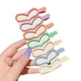 thumbnail image 2 of SPRING PARK 7Pcs Hair Clips Clip Candy Color Snap Hair Clip Barrette Hairpin Hair Accessories for Women, 2 of 8