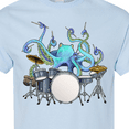 thumbnail image 4 of Inktastic Cute Blue Octopus Drumming T-Shirt, 4 of 5