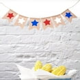 thumbnail image 6 of 3 Pieces Decorations Anniversary Burlap Banner Wall Hanging, 6 of 8