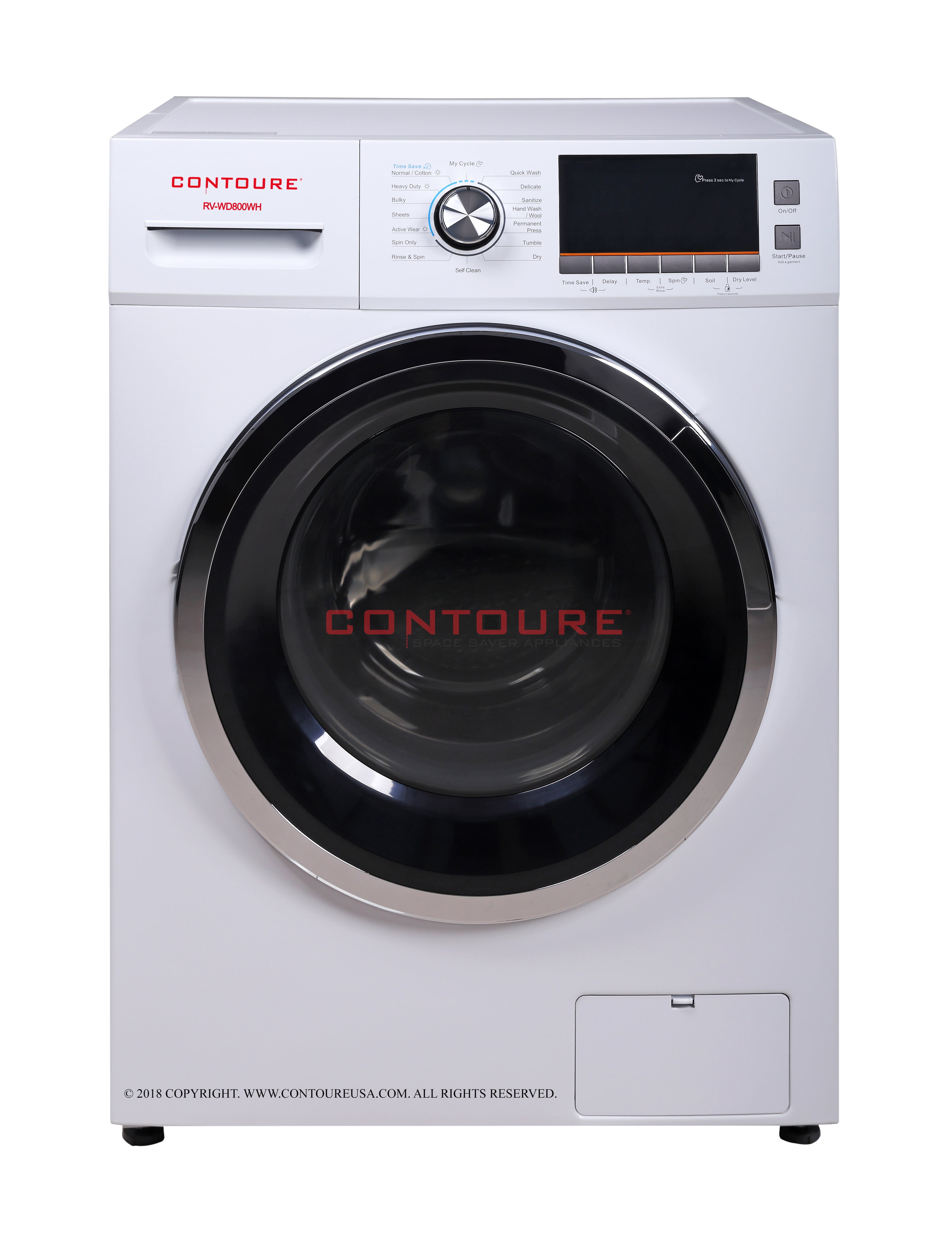 Contoure RVWD800WH Clothes Washer/ Clothes Dryer/ Combo Unit Walmart