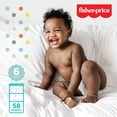 thumbnail image 2 of Fisher-Price Size 6 Diapers for Infants, 58 Ct, 2 of 9