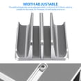 thumbnail image 4 of Soporte vertical de aleación de aluminio antideslizante, vertical y ajustable para tableta portátil Inevent EL010446-00, 4 of 4