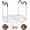 7.7 inch with silicone handles, variant on Steamer Rack Trivet with Handles Compatible with Pot Accessories 6 Qt 8 Quart, Cooker Trivet Wire Steam Rack, for Lifting out Whatever Delicious Meats & Veggies You Cook