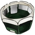 thumbnail image 4 of HOBBYZOO 57" Portable Foldable 600D Oxford Cloth & Mesh Pet Playpen Fence with Eight Panels Green, 4 of 7