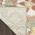 thumbnail image 6 of Nourison Aloha 3'6" x 5'6" Sage Rose Farmhouse Rug, 6 of 10