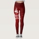 thumbnail image 2 of Gibobby Leggings Navideños Pantalones estampados navideños personalizados para mujer, mallas ajustadas personalizadas para mallas para correr(Vino,G), 2 of 5