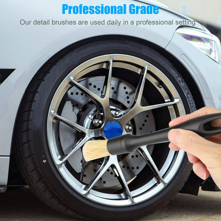 Cuoreca Car Detailing Kit Interior and Exterior Cleaner, Car Cleaning Kit, Professional Detailing Brush Set, Car Wash Kit, Auto Detailing Kit