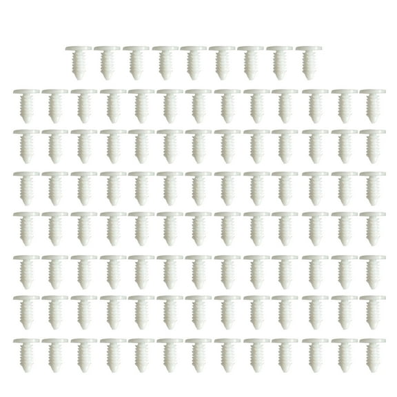100 Pieces Plastic Rivets Push Pins Rivet Fasteners Plastic Hole Hood Pressure Pins Honeycomb Bed Retaining Pins