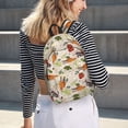 thumbnail image 5 of Honeii Cute Vegetables Print Canvas Backpack for School & Outdoor,Laptop Excursion Backpack,Notebook School Bookbag For Men Women,for Work, Travel, and Everyday Use-Small, 5 of 5