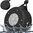 thumbnail image 3 of GJX Shower Speaker,Portable Lanyard Portable Speaker,Ring Sound Hole Design Waterproof Speaker,Black, 3 of 4
