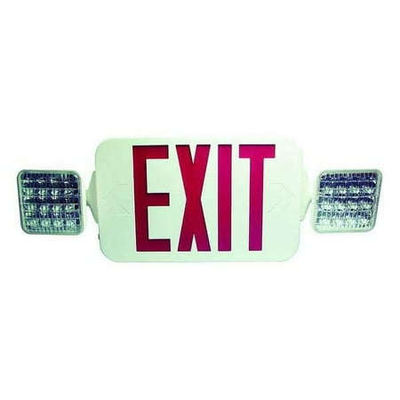 Fulham Exit Sign Combo,8-5/32inHx19-1/4inW,NiCd FHEC33WR
