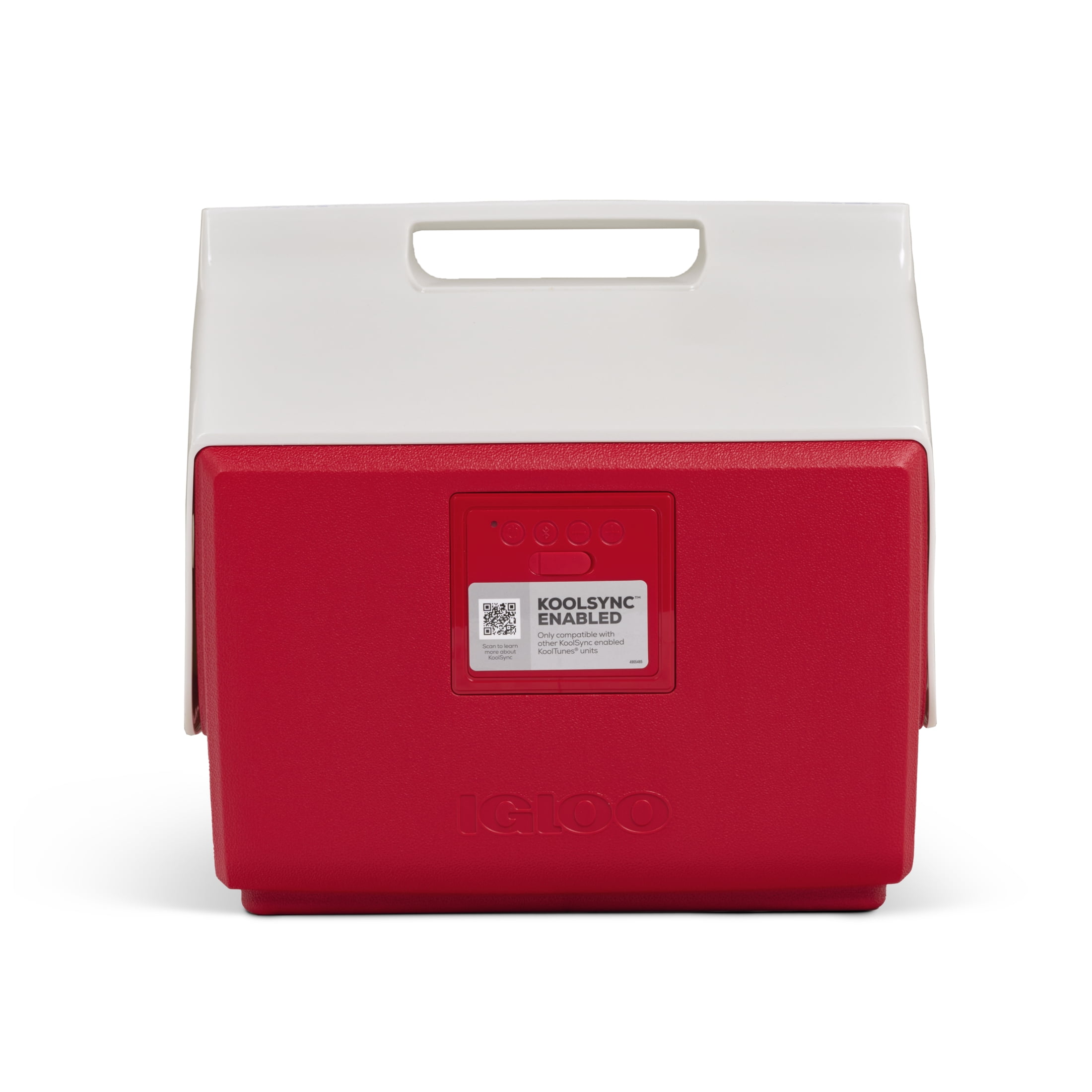 Igloo Playmate KoolTunes 14 QT Hardsided Cooler with Built-In Bluetooth Speakers, Red Star