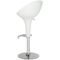 thumbnail image 4 of SAFAVIEH Zorab Round Swivel Mid Back Bar Stool, White, 4 of 6