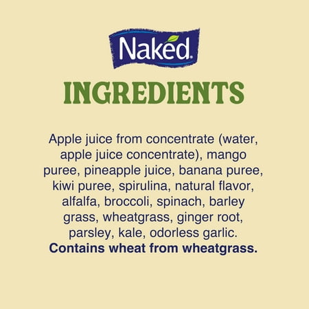 Naked Juice Green Machine Flavored 100% Juice Smoothie Blend, 15.2 fl oz