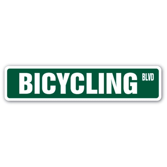 Bicycling Street [3 Pack] of Vinyl Decal Stickers |for Laptop Car