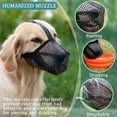 thumbnail image 4 of Soft Mesh Covered Muzzle For Small Medium Large Dogs Stop Biting A, 4 of 5