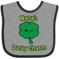 thumbnail image 3 of Inktastic Nana's Lucky Charm Boys or Girls Baby Bib, 3 of 4