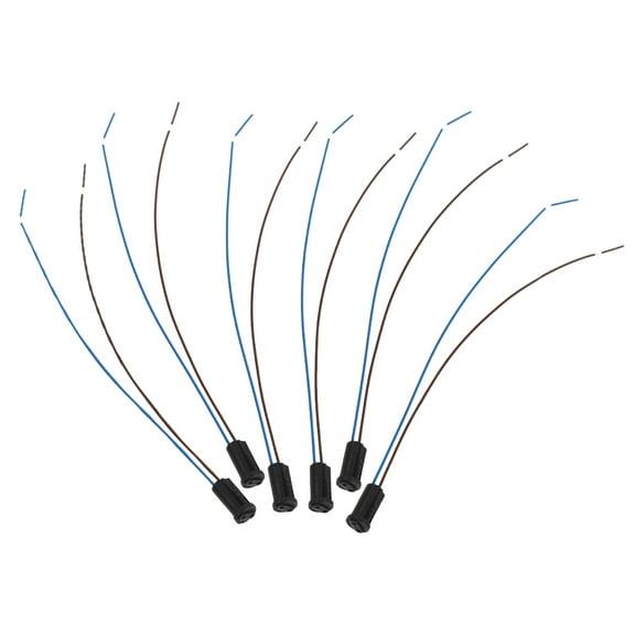 6 Pcs Low Voltage G4 Lamp Holder with Line for LED Light Bulb Socket Small Lamp Base for DIY Projects Easy Installation Lamp Base