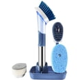 thumbnail image 2 of Ensemble de Brosses à Vaisselle avec Distributeur de Savon, Brosse à Vaisselle avec Support pour Cuisine, Têtes de Brosse de Rechange, Brosse à Récurer Réutilisable pour Contrôler le Savon, 2 of 8