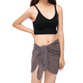 thumbnail image 3 of Pareos cortos para mujer, pareos de playa, pareos transparentes para bikini, pareos de gasa para cubrirse los trajes de baño, pareos de playa, pareos semitransparentes, pareos cortos para, 3 of 5