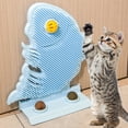 thumbnail image 4 of Aofa 1 Ensemble Jouet pour Chat Design Mini Cloche Détachable Forme Créative Taille Compacte Résistant à l'Usure Griffoir Mural en Plastique pour Chats d'Intérieur avec Boules d'Herbe à Chat Fournitures pour Animaux, 4 of 9