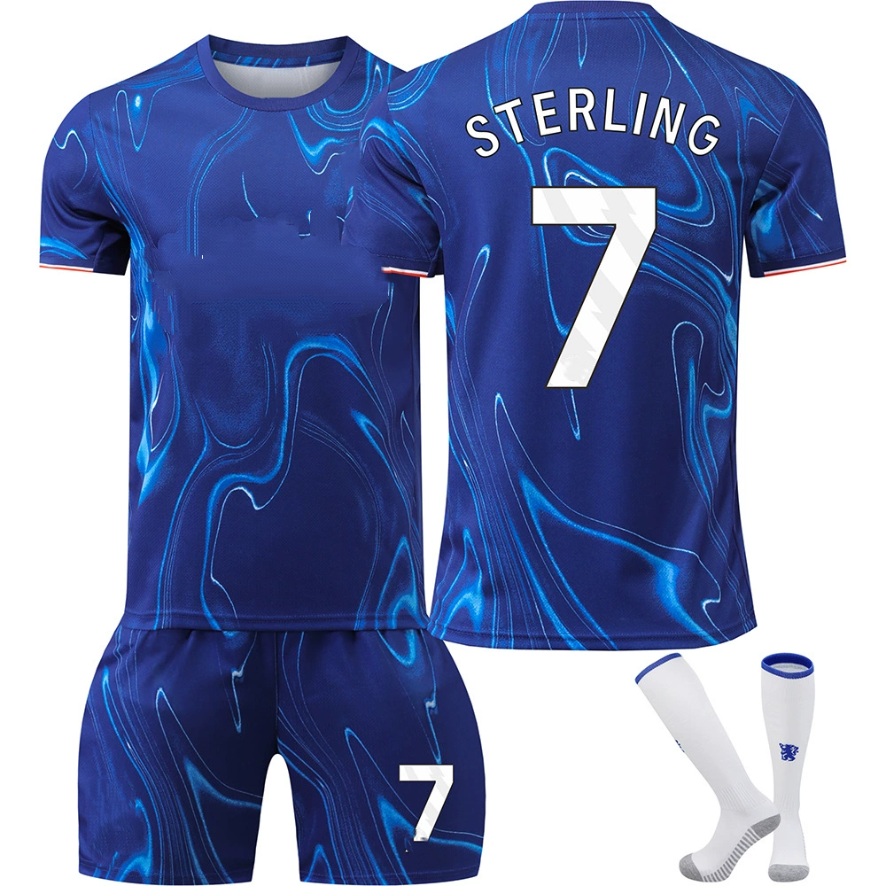 2526 Football Home and Away No. 7 STERLING Blue Replica Sports Ball