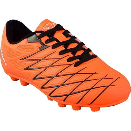 

Vizari Unisex-Kid s Youth and Junior Boca FG Soccer Shoe for Outdoor Firm Ground Football Game-Orange/Black