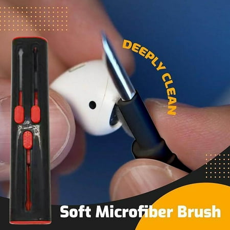 

Fogcroll Earbuds Cleaning Brush Ergonomic Efficient Plastic Practical Tip Point Earphone Cleaner for Home