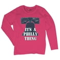 thumbnail image 5 of It's a Philly Thing Funny Women's Long Sleeve T-shirt Philadelphia Championship City of Brotherly Love Football League Fan, 5 of 7