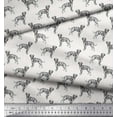 thumbnail image 2 of Soimoi Cotton Jersey Fabric Dalmatian Dog Print Fabric by The Yard 58 Inch Wide, 2 of 3