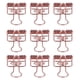 thumbnail image 5 of Abrazaderas de Papel ANGGREK Clips de Cola Hueca de Regalo de Metal Resistente 19 Mm 80 Piezas, 5 of 8