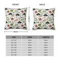 thumbnail image 2 of Pofeuu Dinosaur Print Double-sided plush pillowcase Square Throw Pillow Covers Pillows Cover for Living Room Bedroom Sofa Couch Cushion Cover（No pillow core）-12"x12", 2 of 7
