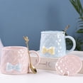 thumbnail image 4 of Billuyoard Juego de tazas Premium, Taza de cerámica con lazo estilo cuchara, hermosa taza de café, cerámica ligera, Taza de cerámica de estilo Teteras Amarillo, 4 of 6
