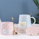 thumbnail image 4 of Billuyoard Juego de tazas Premium, Taza de cerámica con lazo estilo cuchara, hermosa taza de café, cerámica ligera, Taza de cerámica de estilo Teteras Amarillo, 4 of 6