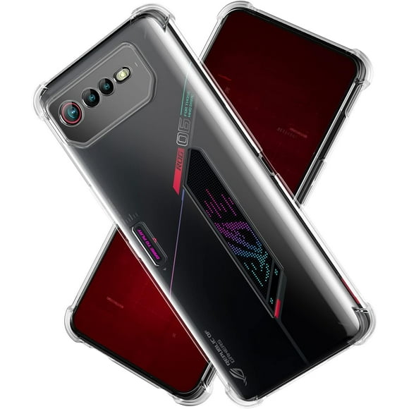 HAHADAXA Redluckstar for Asus ROG Phone 6 Case, ROG 6 Case Clear, Soft TPU Slim Thin Transparent Case for ROG Phone 6 5G 2022