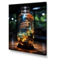 thumbnail image 2 of Designart "Milkyway In A Glass Colorful" Abstract Botanicals Canvas Print, 2 of 5