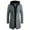 Gray, variant on Odeerbi Hooded 2025 Casual Outwear Jackets for Men Winter Coat Slim Long Wool Coat Business Coat With Stand-Up Collar Men Winter Black