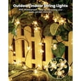 thumbnail image 4 of Guirnalda de luces solares Brightown 60 LED con forma de flor, color blanco cálido, 4 of 7