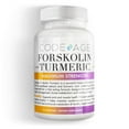 thumbnail image 1 of Forskolin Turmeric - Pure Forskolin Coleus + Organic Turmeric Root Powder, 95% Curcuminoids + Bioperine Black Pepper for Absorption - 20% Standardized Coleus Forskohlii, Natural & Non-GMO, 90 Capsules, 1 of 4