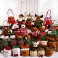 thumbnail image 2 of Bolsa de dulces de regalo de Navidad, bolsas con cordón, bolsa de algodón ecológica de Navidad, sacos de Papá Noel, bolsas de regalo de Navidad, 2 of 4
