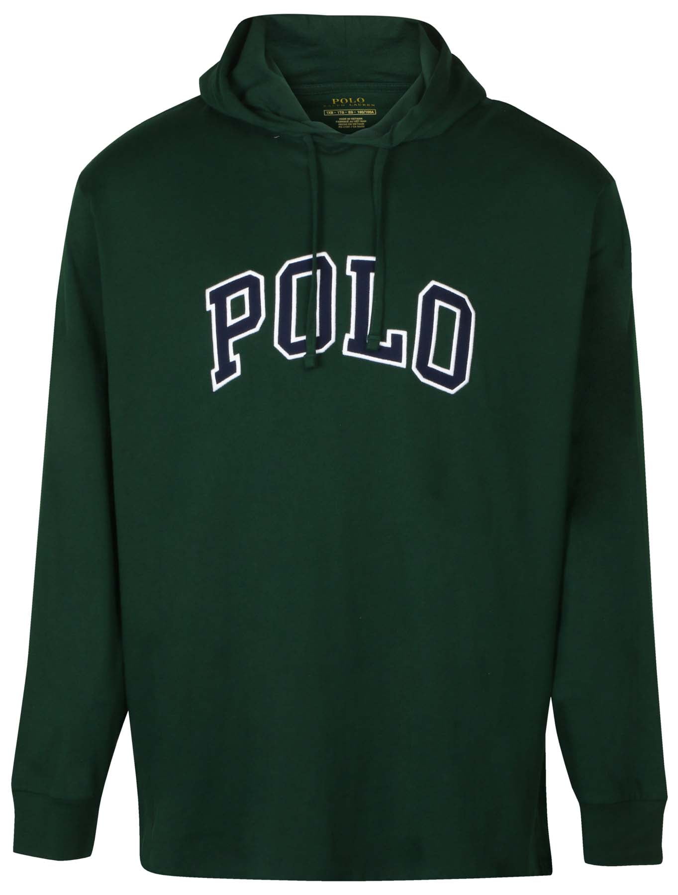 Polo RL Men's Big and Tall Lightweight Pullover College Logo Hoodie ...
