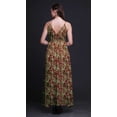 thumbnail image 4 of Bimba Robe Longue à Imprimé Floral pour Femmes, Bretelles Spaghetti, Col en V, Maxi, Tenue de Plage - Xxx-Grand, 4 of 5