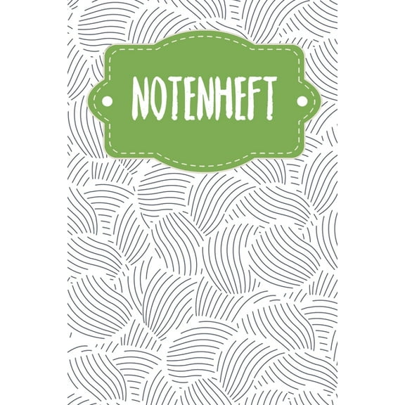 Notenheft: Notenheft für Schüler und Studenten - Motiv: Abstrakte Muscheln, (Paperback)