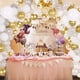 thumbnail image 4 of Kit de arco y guirnalda de globos, juego de decoración de globos de fiesta de 138 piezas, confeti dorado y globos plateados, blancos y transparentes para despedidas de soltera y baby shower, bodas, 4 of 5