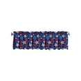 thumbnail image 3 of 4th of July Curtain Valance 4th of July Valance Curtain Toppers 4th of July Decorations Independence Day Window Valance Flag Pattern with Star and Stripe Short Curtain Valances Living Room Kitchen, 3 of 7